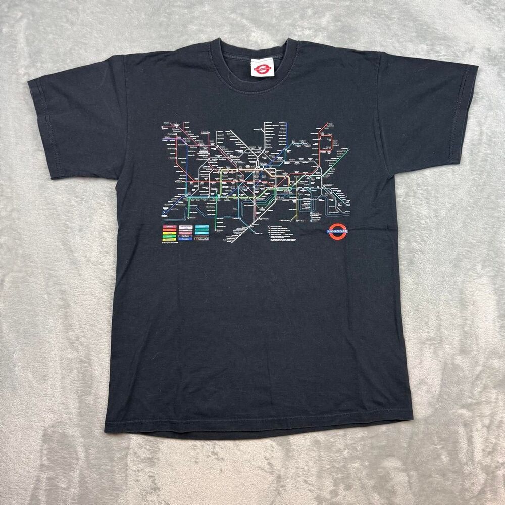 Underground Men's Black and Grey T-shirt